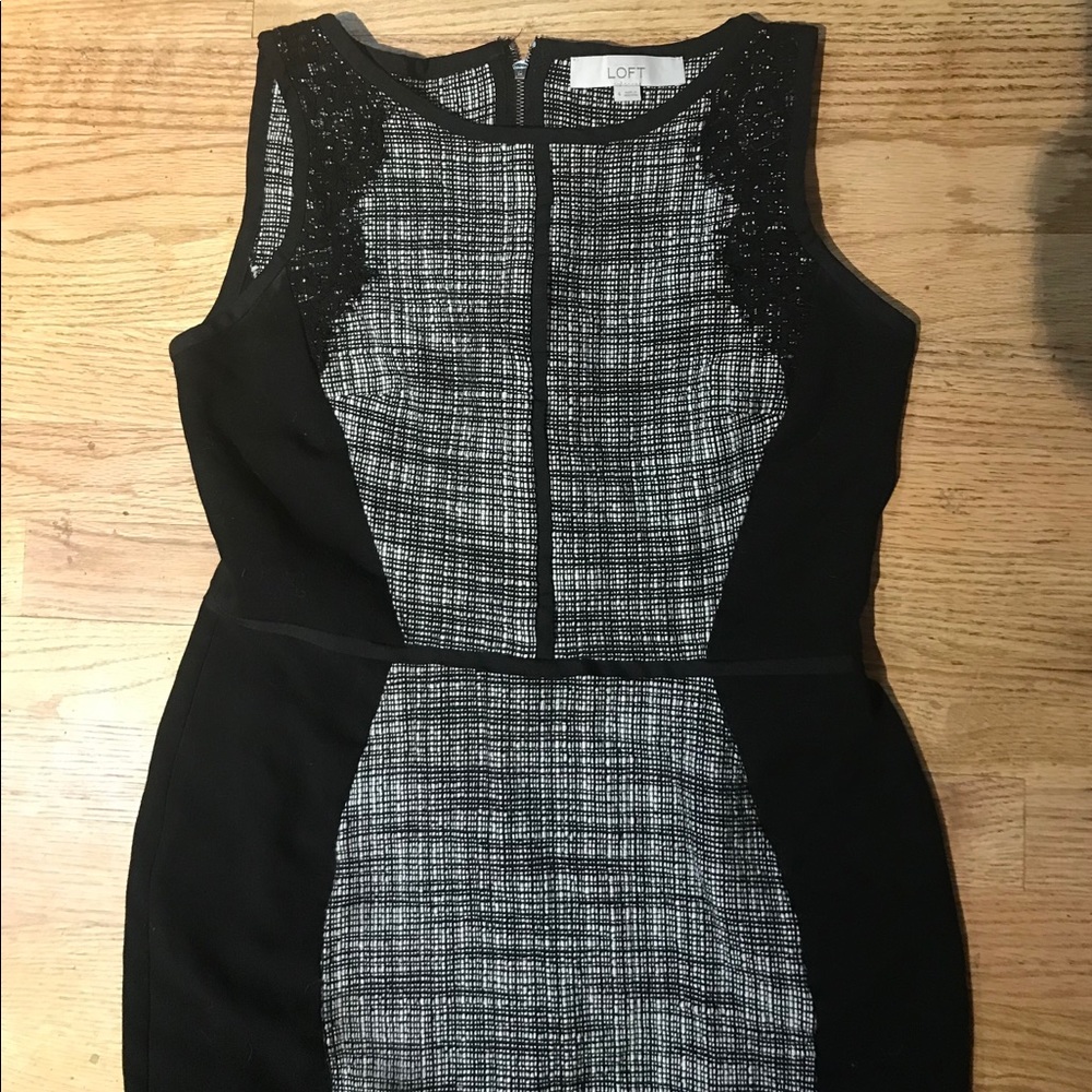 Size 4 Ann Taylor LOFT Tweed Dress